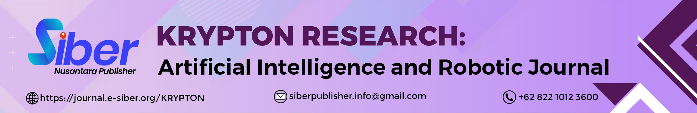 KRYPTON RESEARCH: Artificial Intellegence and Robotic Journal